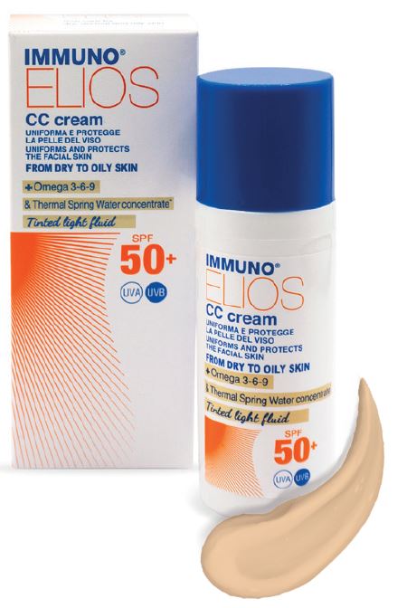 IMMUNO ELIOS CC CREAM SPF50+ TINTED LIGHT 40 ML - pharmaluna