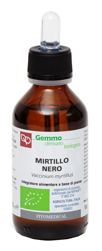 MIRTILLO NERO MACERATO GLICERICO 100 ML BIO - pharmaluna