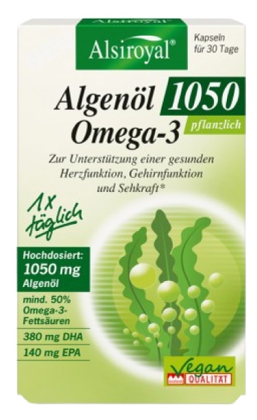 ALSIROYAL ALGENOL OMEGA 3 VEGETALE 30 CAPSULE - pharmaluna