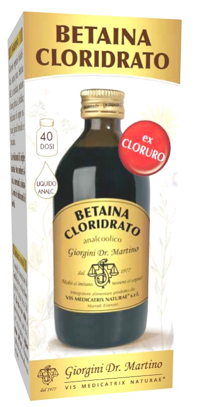 BETAINA CLORIDRATO LIQUIDO ANALCOLICO 200 ML - pharmaluna