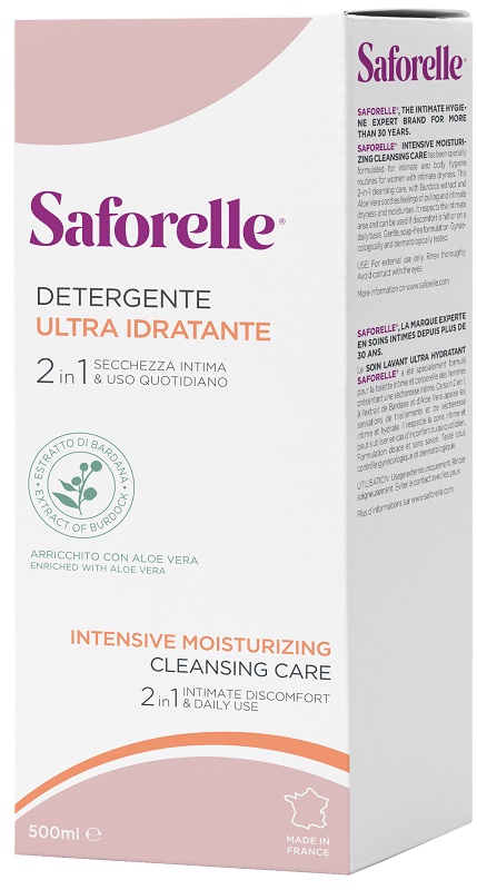 SAFORELLE DETERGENTE ULTRA IDRATANTE 500 ML - pharmaluna