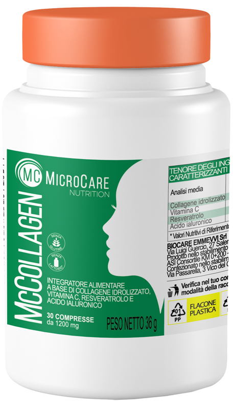 MICROCARE NUTRITION MC COLLAGEN 30 COMPRESSE DA 1200 MG - pharmaluna