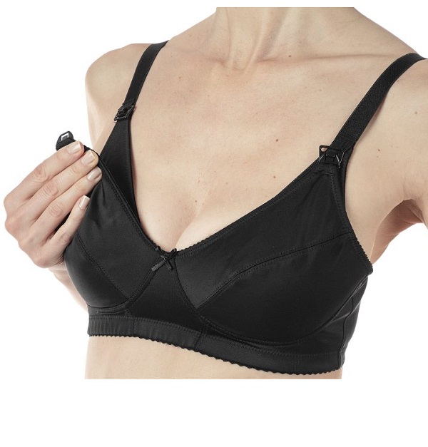 MAMMY REGGISENO MICROFIBRA ALLATTAMENTO BLACK 5C - pharmaluna
