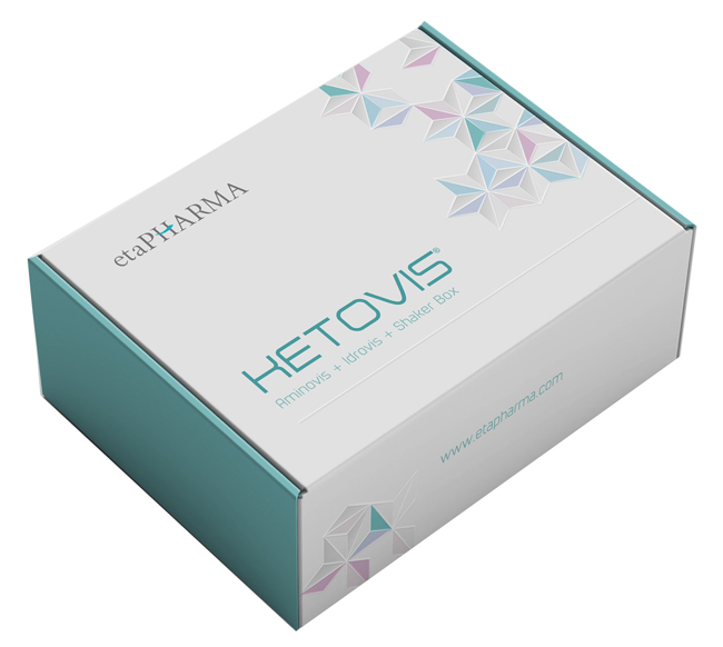 KETOVIS BOX 1 IDROVIS 20 BUSTINE + 1 AMINOVIS 30 BUSTINE + 1 SHAKER - pharmaluna