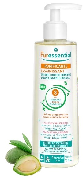 PURESSENTIEL SAPONE SURGRAS BIO 500 ML - pharmaluna
