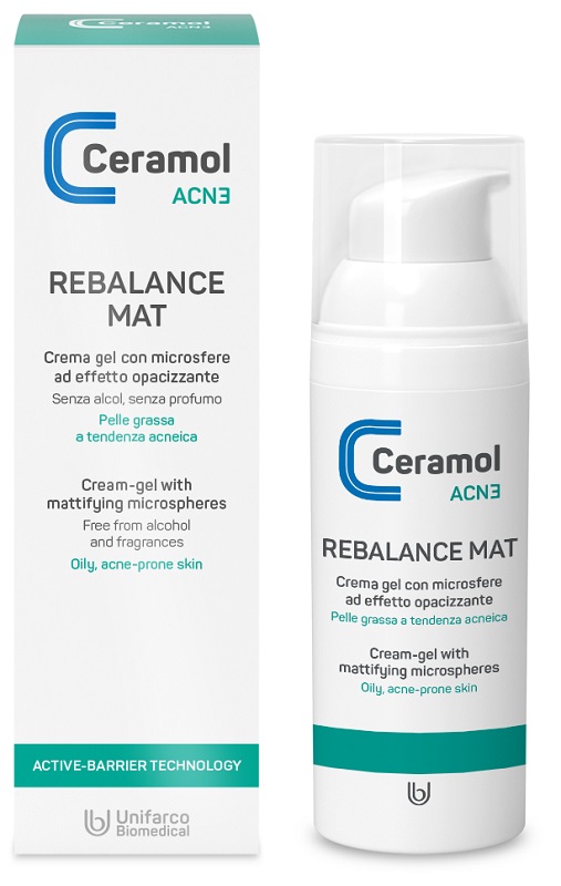 CERAMOL ACN3 REBALANCE MAT 50 ML - pharmaluna
