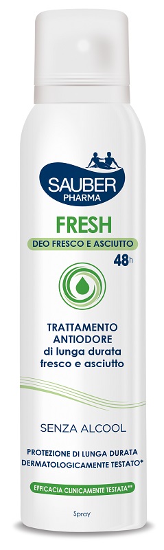 SAUBER FRESH DEODORANTE SPRAY 150 ML - pharmaluna