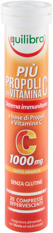 PIU' PROPOLI CON VITAMINA C 20 COMPRESSE - pharmaluna