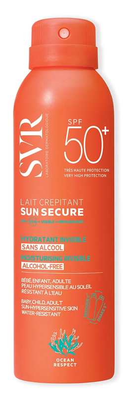 SUN SECURE LAIT CREPITANT SPF50+ 200 ML - pharmaluna
