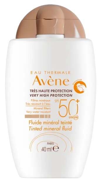 AVENE SOL FLUIDO MINERALE SPF50+ COLORATO NUOVA FORMULA 40 ML - pharmaluna
