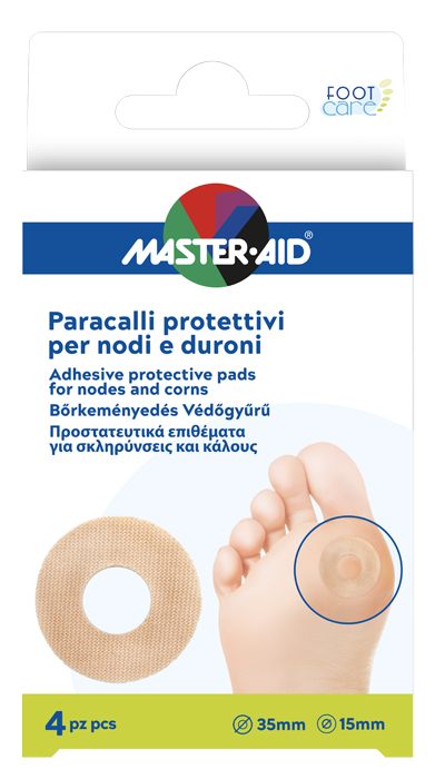 PARACALLI MASTER-AID FOOTCARE NODI E DURONI 4 PEZZI B8 - pharmaluna