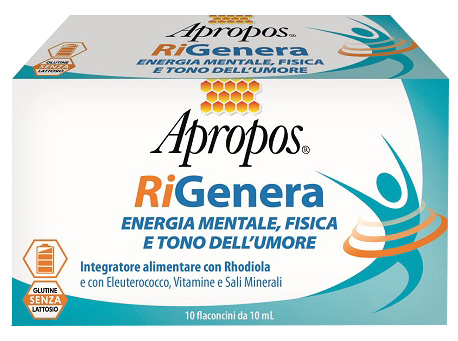 APROPOS RIGENERA ENERGIA FISICA E MENTALE 10 FLACONCINI 10 ML - pharmaluna