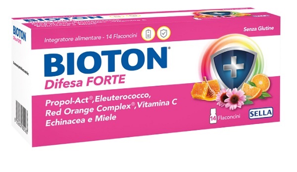 BIOTON DIFESA FORTE 14 FLACONCINI - pharmaluna