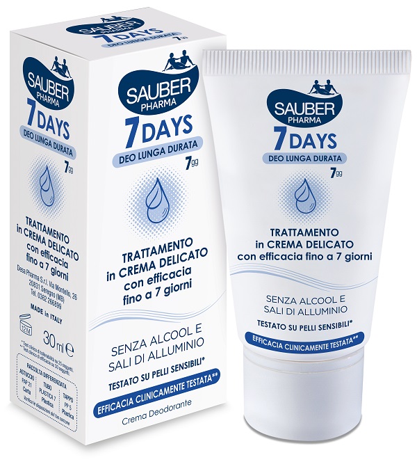 SAUBER 7DAYS CREMA 7 GIORNI 30 ML - pharmaluna
