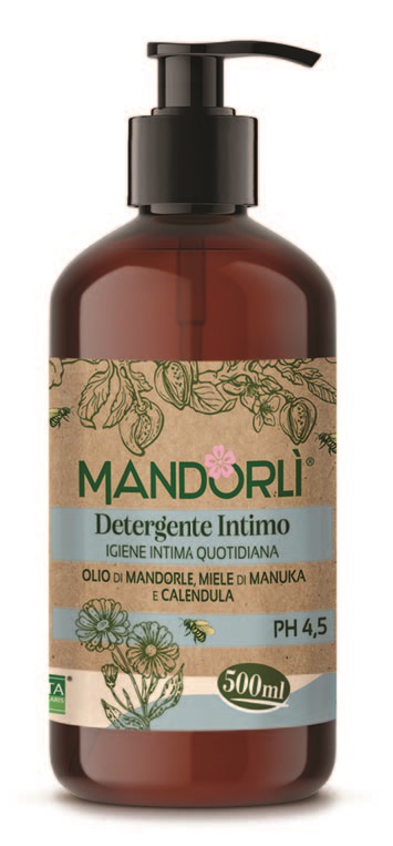 MANDORLI DETERGENTE INTIMO IGIENE INTIMA QUOTIDIANA 500 ML - pharmaluna