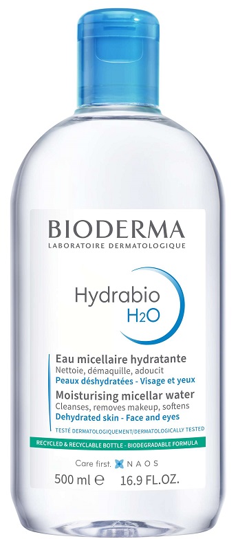 HYDRABIO H2O SOLUZIONE MICELLARE STRUCCANTE IDRATANTE 500 ML - pharmaluna
