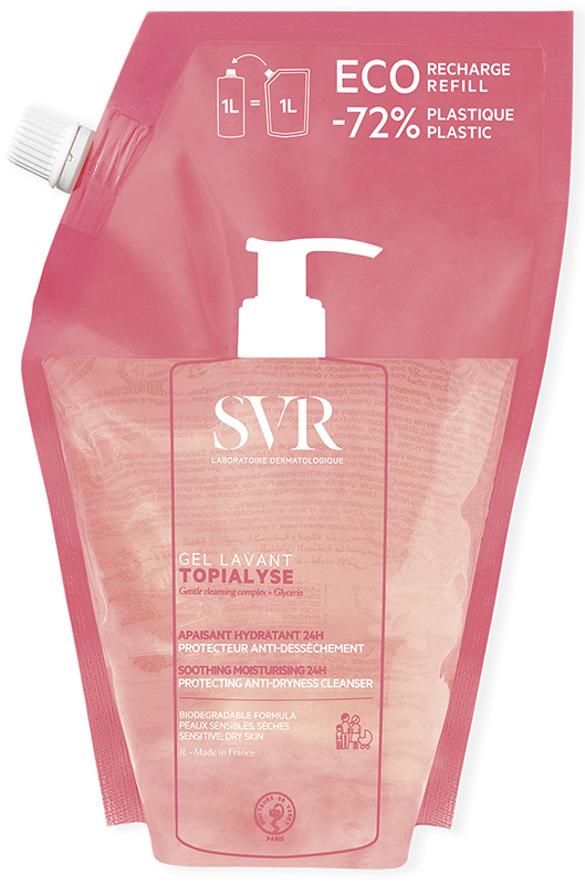 TOPIALYSE GEL LAVANT REFILL 1 L - pharmaluna