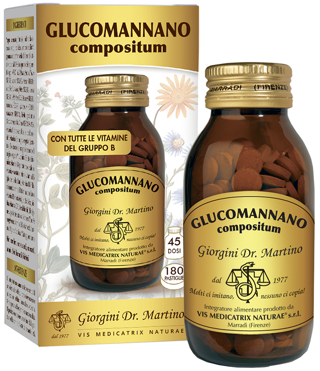 GLUCOMANNANO 180 PASTIGLIE - pharmaluna
