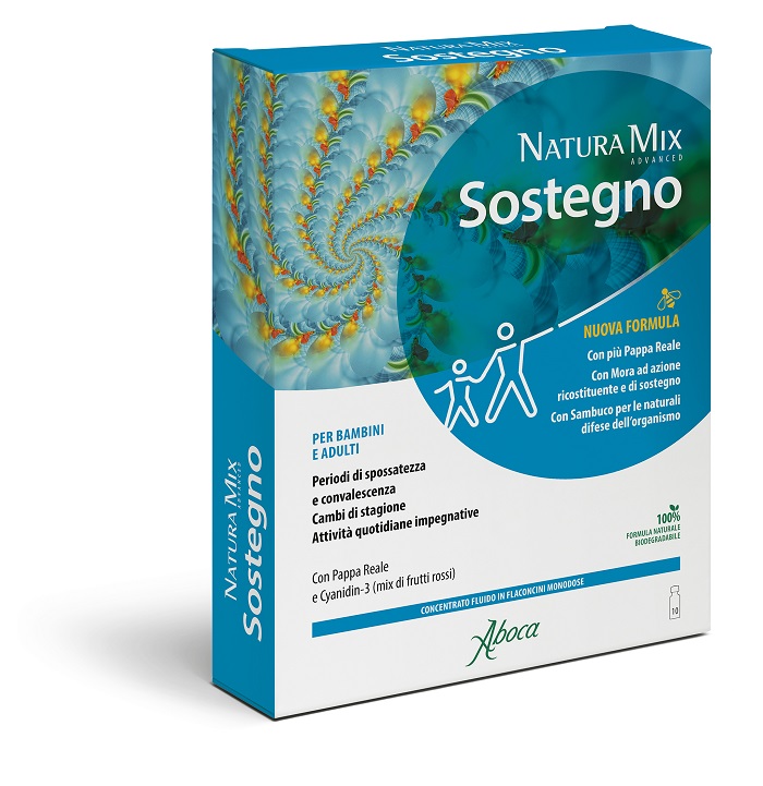NATURA MIX ADVANCED SOSTEGNO 10 FLACONCINI DA 15 ML - pharmaluna