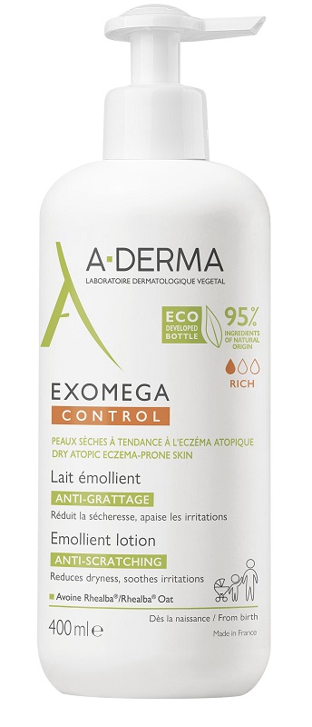 EXOMEGA CONTROL LATTE EMOLLIENTE 400 ML - pharmaluna