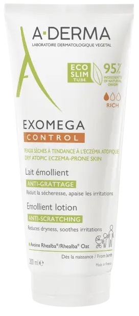 EXOMEGA CONTROL LATTE EMOLLIENTE 200 ML - pharmaluna
