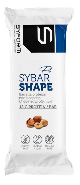 SYBAR SHAPE FIT BARRETTA NOCCIOLA 40 G - pharmaluna