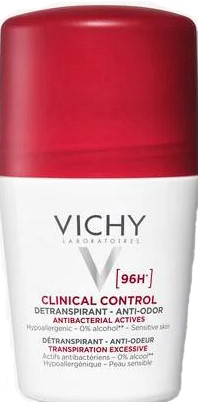 VICHY DEODORANTE CLINICAL CONTROL 96H ROLL 50 ML - pharmaluna