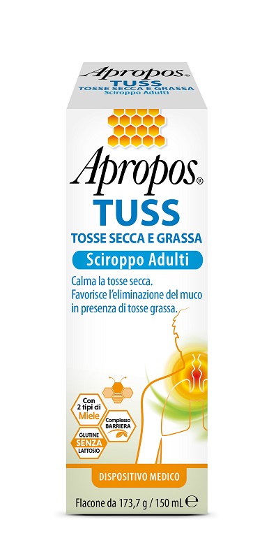 APROPOS TUSS SCIROPPO ADULTI 150 ML - pharmaluna