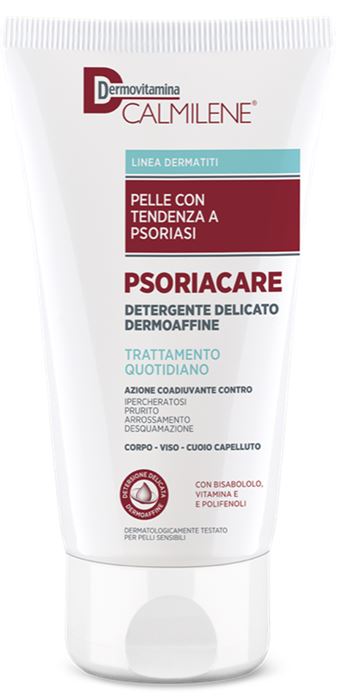DERMOVITAMINA CALMILENE PSORIACARE DETERGENTE DELICATO DERMOAFFINE TRATTAMENTO QUOTIDIANO PER PELLE CON TENDENZA A PSORIASI 200 ML - pharmaluna