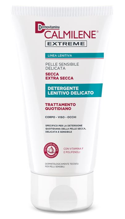 DERMOVITAMINA CALMILENE EXTREME DETERGENTE LENITIVO DELICATO TRATTAMENTO QUOTIDIANO PER PELLE SECCA ED EXTRA SECCA 200 ML - pharmaluna