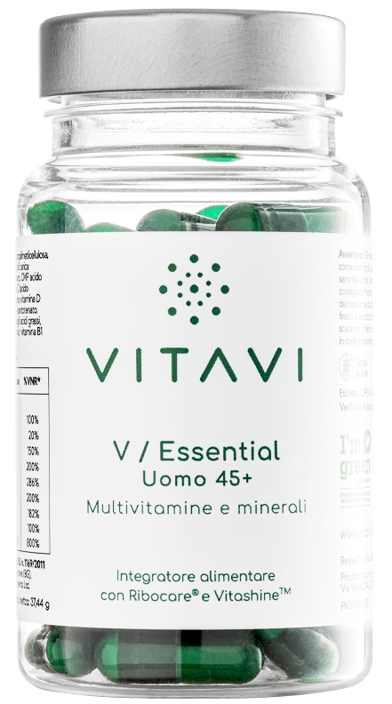 VITAVI V ESSENTIAL UOMO 45+ 60 CAPSULE - pharmaluna