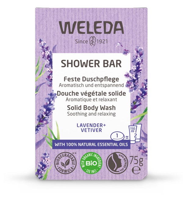 BAGNO DOCCIA SOLIDO LAVANDA + VETIVER 75 G - pharmaluna