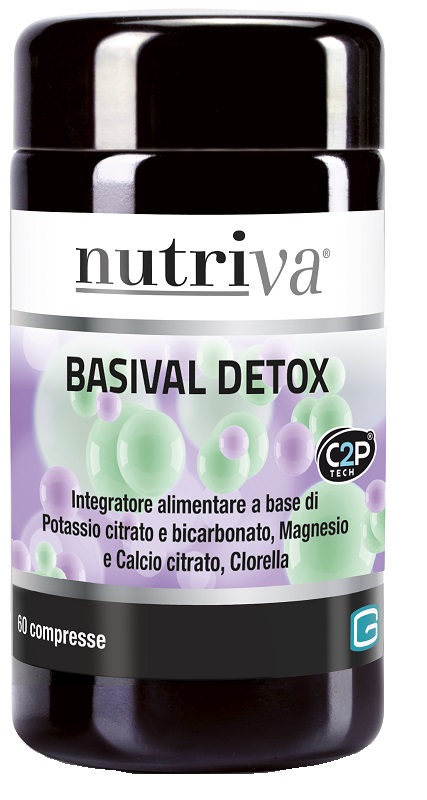 NUTRIVA BASIVAL DETOX 60 COMPRESSE - pharmaluna