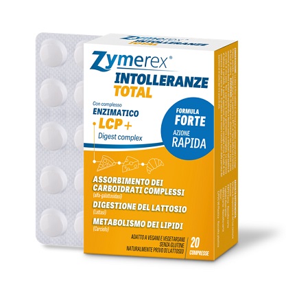 ZYMEREX INTOLLERANZE TOTAL 20 COMPRESSE - pharmaluna