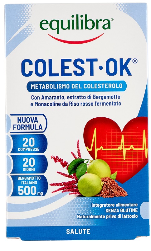 EQUILIBRA COLEST OK 20 COMPRESSE - pharmaluna