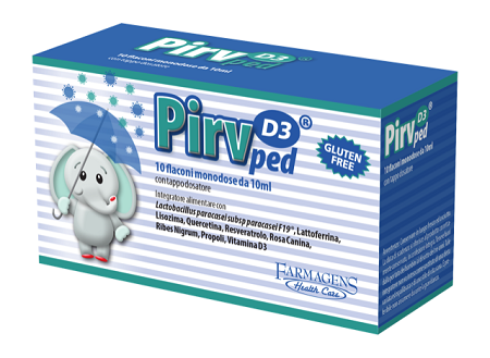 PIRV D3 PED 10 FLACONI MONODOSE - pharmaluna