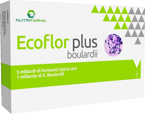 ECOFLOR PLUS BOULARDII 20 CAPSULE - pharmaluna