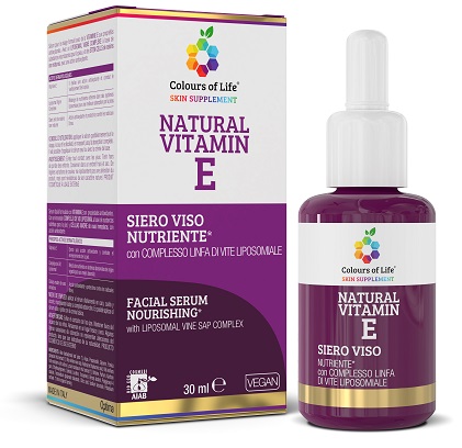 COLOURS OF LIFE NATURAL VITAMIN E SIERO VISO 30 ML - pharmaluna