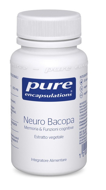 PURE ENCAPSULATIONS NEURO BACOPA MEMORIA & FUNZIONI COGNITIVE 30 CAPSULE - pharmaluna