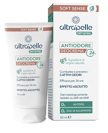 ALTRAPELLE DRY & FEEL DEOCREMA ANTIODORE 24H 50 ML - pharmaluna