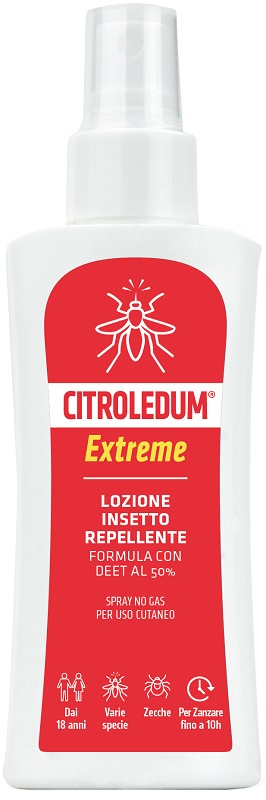 CITROLEDUM LOZIONE SPRAY EXTREME DEET 50% 100 ML - pharmaluna