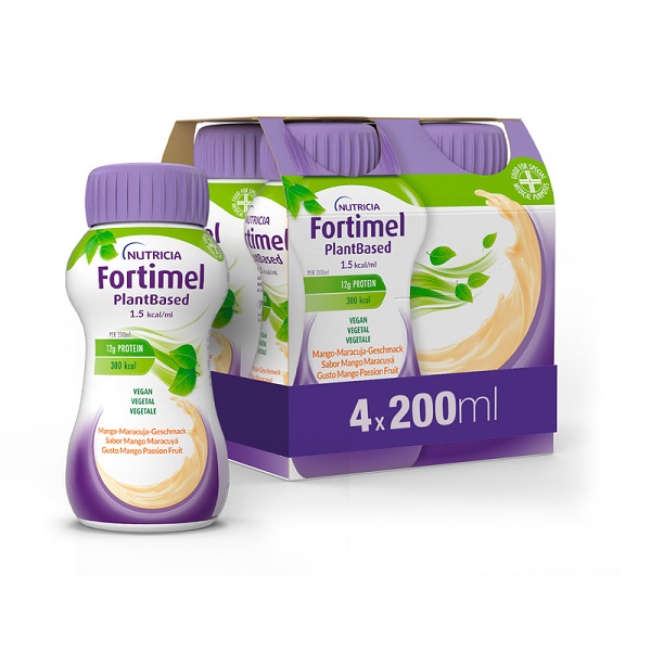 FORTIMEL PLANT BASED MANGO PASSION FRUIT 4 BOTTIGLIE DA 200 ML - pharmaluna