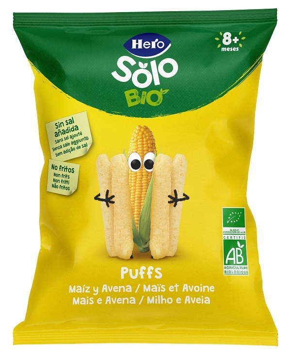 HERO SOLO SNACK PUFF AVENA MAIS 25 G - pharmaluna