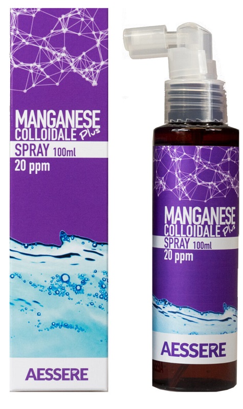 MANGANESE COLLOIDALE PLUS SPRAY 20PPM MEDICAZIONE 100 ML - pharmaluna
