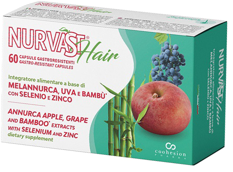 NURVAST HAIR 60 CAPSULE GASTRORESISTENTI - pharmaluna