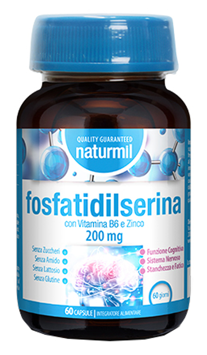 NATURMIL FOSFATIDILSERINA 200 MG 60 CAPSULE - pharmaluna
