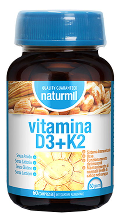 NATURMIL VITAMINA D3+K2 60 COMPRESSE - pharmaluna