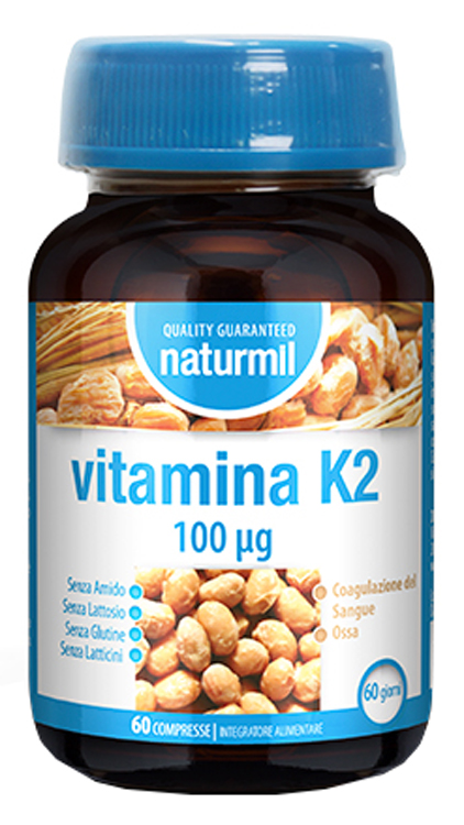 NATURMIL VITAMINA K2 100 MCG 60 COMPRESSE - pharmaluna