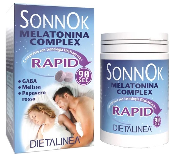 DIETALINEA SONNOK MELATONINA RAPID 60 COMPRESSE - pharmaluna
