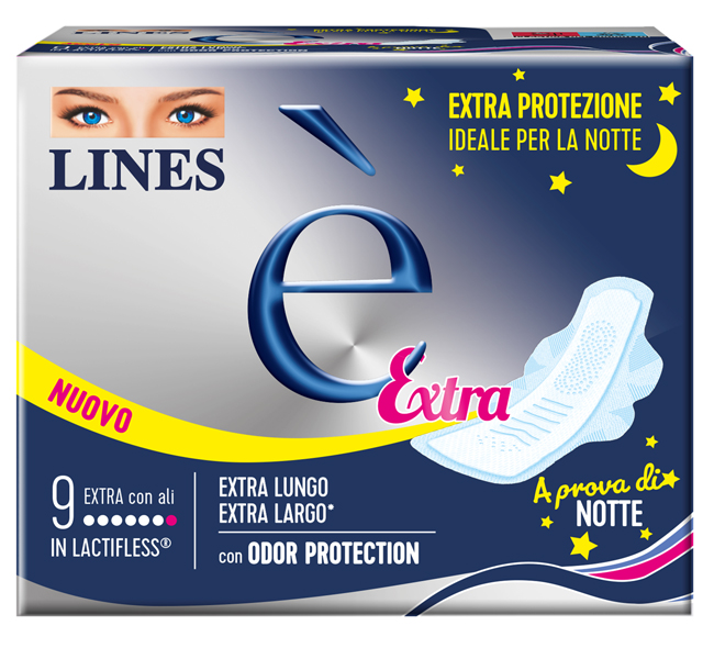LINES E' EXTRA CARRY PACK 9 PEZZI - pharmaluna